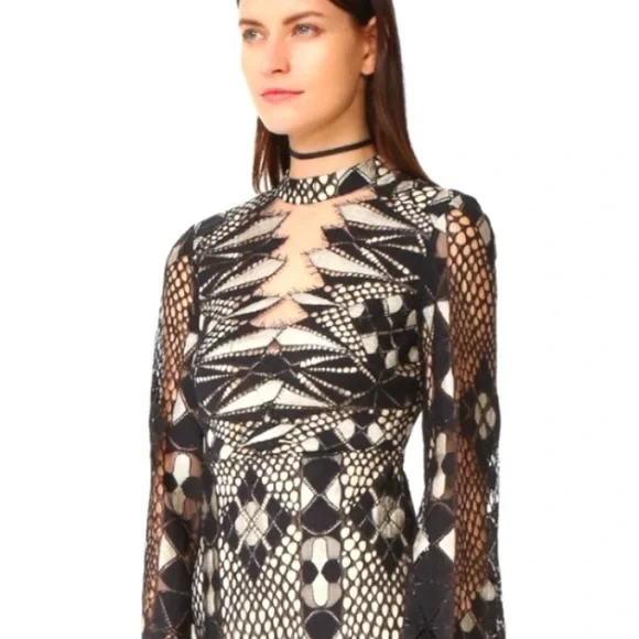Free People | Dresses | Free People Rare Deco Lace Mini | Poshmark